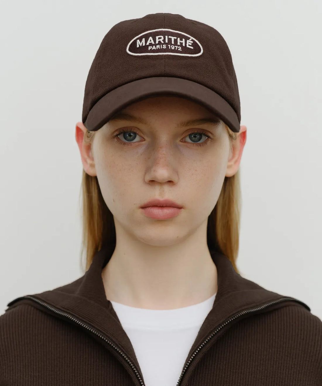 韓國 Marithe Francois Girbaud Oval Regular Logo Cap【MF651】