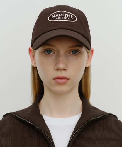 韓國 Marithe Francois Girbaud Oval Regular Logo Cap【MF651】