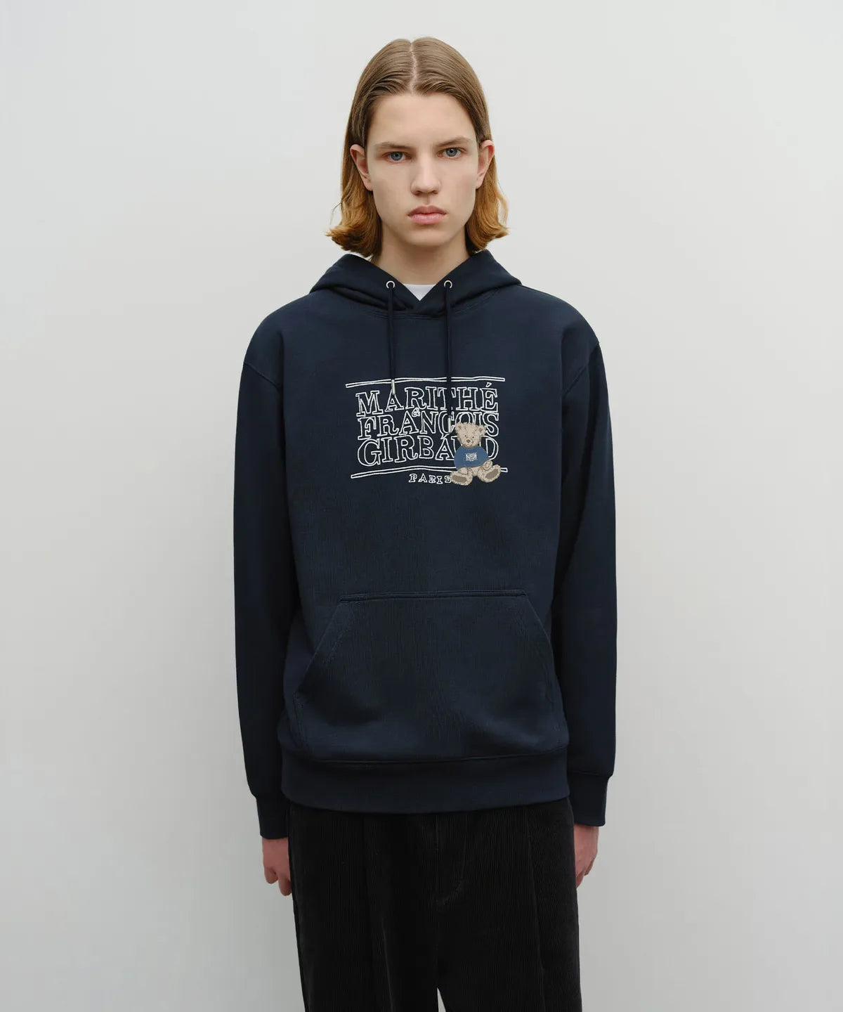 韓國 Marithe Francois Girbaud Doodle Classic Bear Hoodie【MF645】