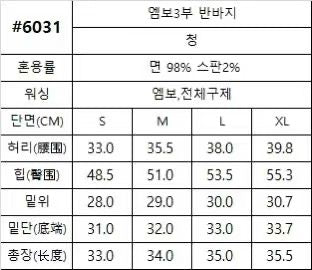 韓國 HowLuk 牛仔短褲 (夏季款)【H6031】