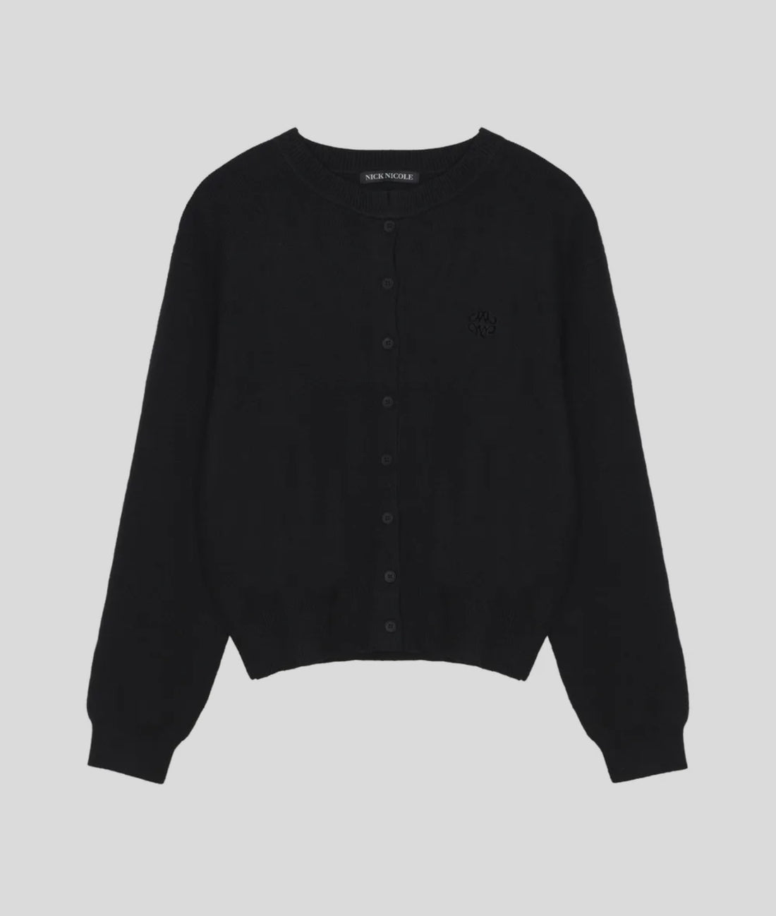 韓國 Nick Nicole CLASSIC ROUND KNIT CARDIGAN【NN107】