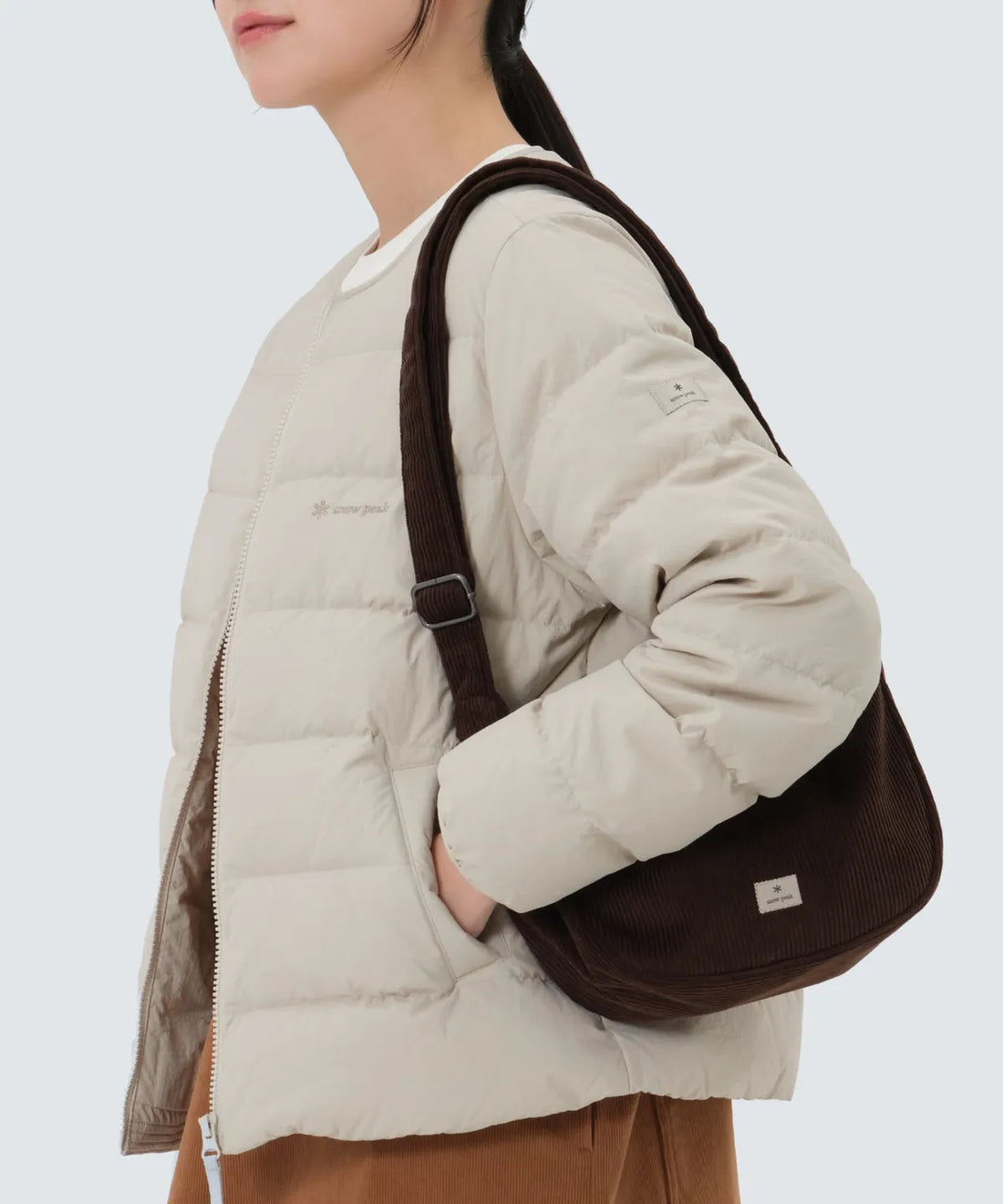 韓國 Snowpeak Corduroy Small Hobo Bag【SN026】