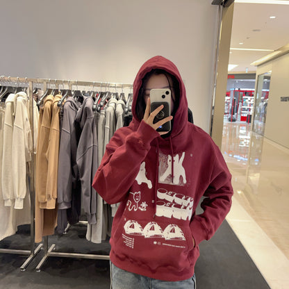 韓國 Video Jockey IBEUMYEON BARO HIPSTER HOODIE（不加絨款）【VJ006】 - STT Mall HK 靚太網購