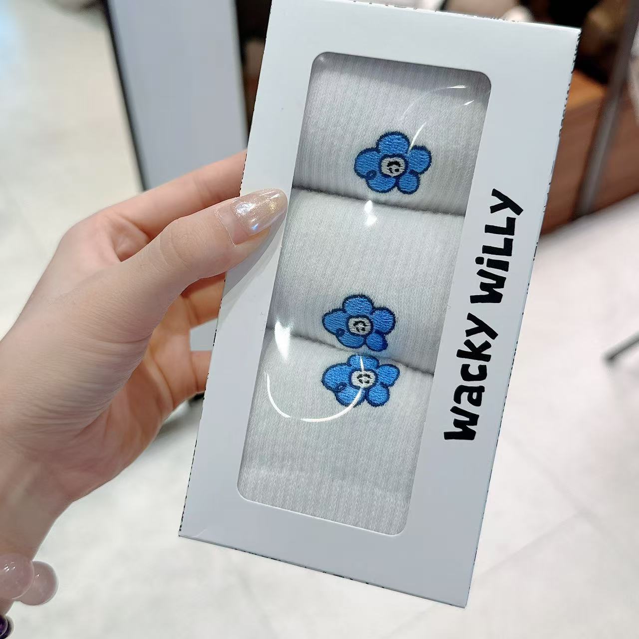 韓國 Wacky Willy Lily Socks 3 Pack【WW066】