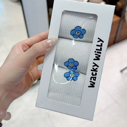 韓國 Wacky Willy Lily Socks 3 Pack【WW066】