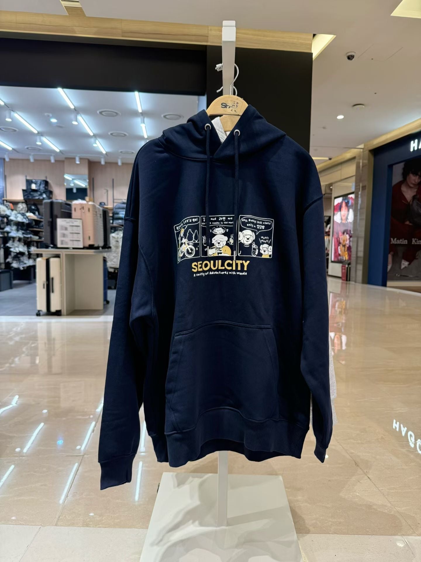 韓國 SPAO City Tour Hooded Pullover【SP271】