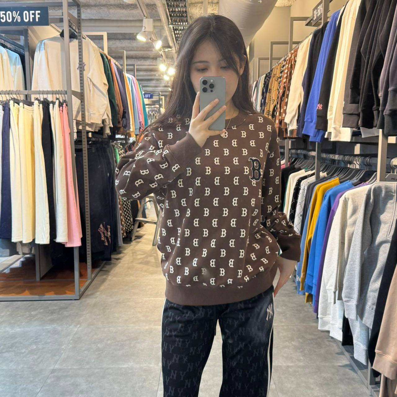 韓國 MLB Classic Monogram Full-Panel Pattern Overfit 【MB044】 - STT Mall HK 靚太網購