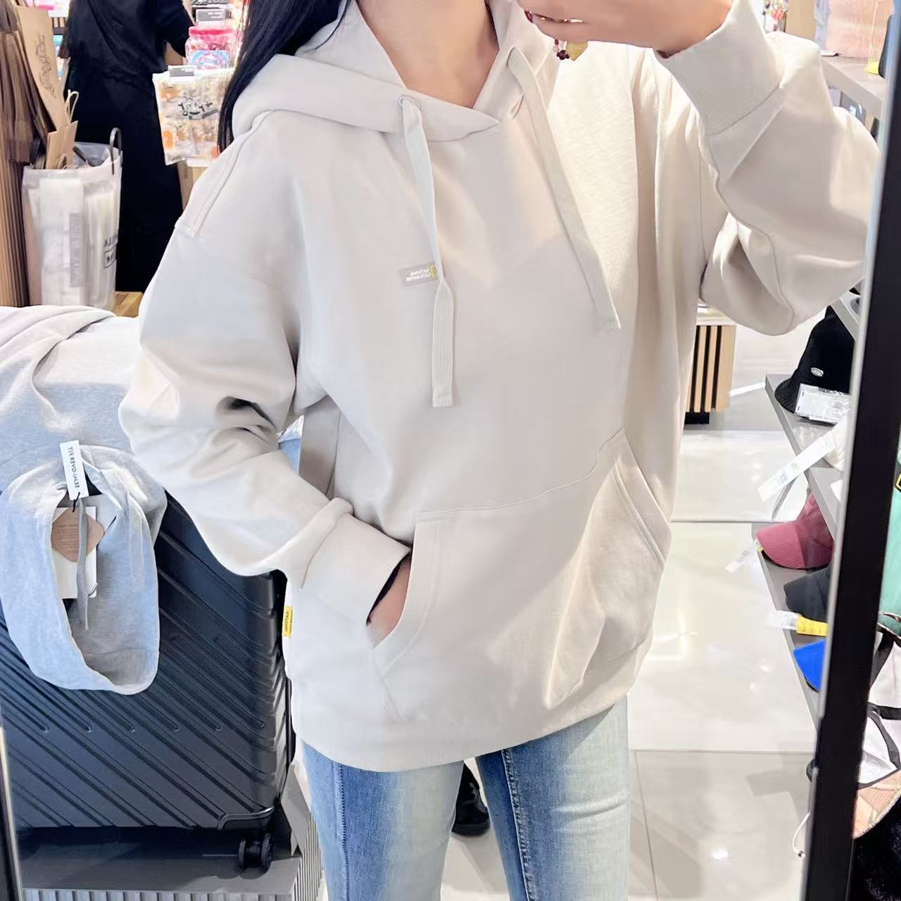 韓國 National Geographic Public Polhaas Small Logo Regular Fit Basic Hoodie【NG135】