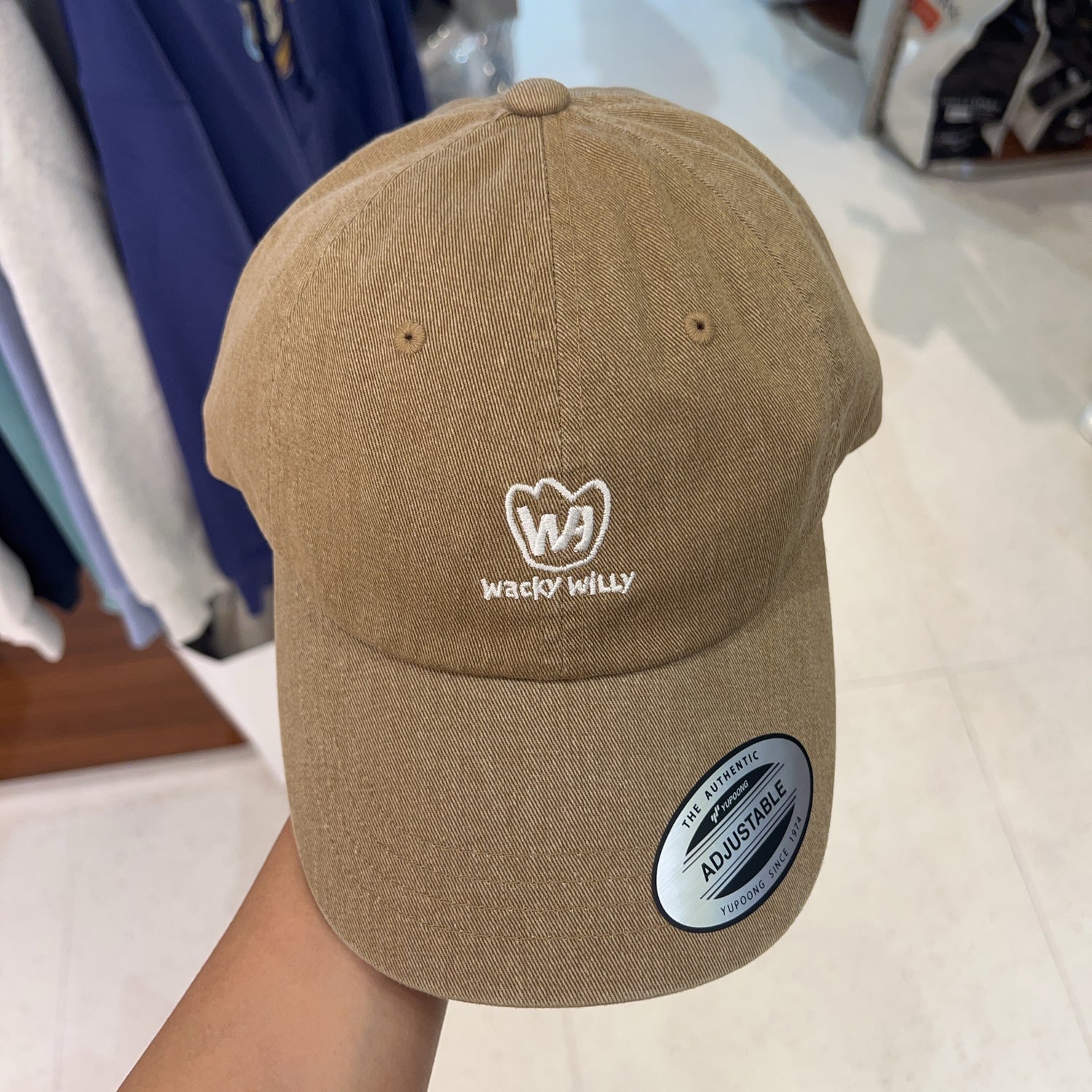 韓國 Wacky Willy Pigment Washed Ball Cap【WW040】