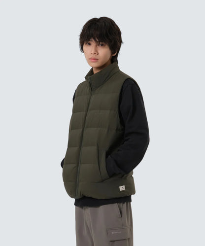 韓國 Snowpeak Landair Stand Neck Lightweight Down Vest【SN040】
