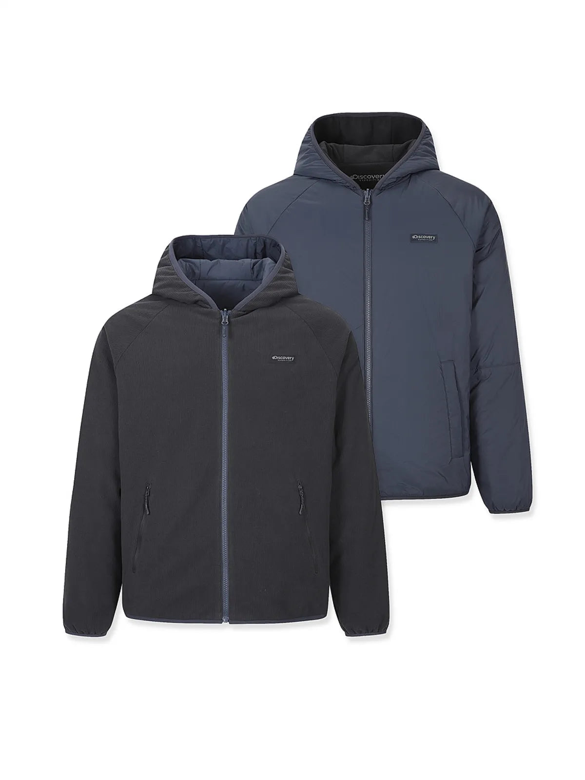 韓國 Discovery Men's Grid Reversible Jacket【DY255】