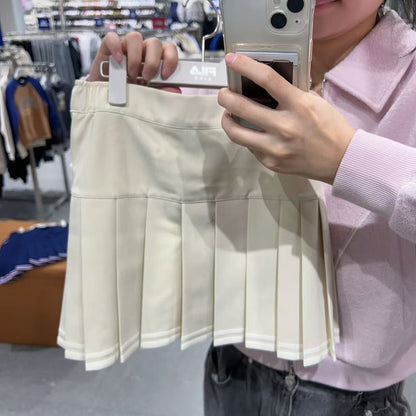 韓國 FILA Kids Tape-hem pleated skirt 【FA078】