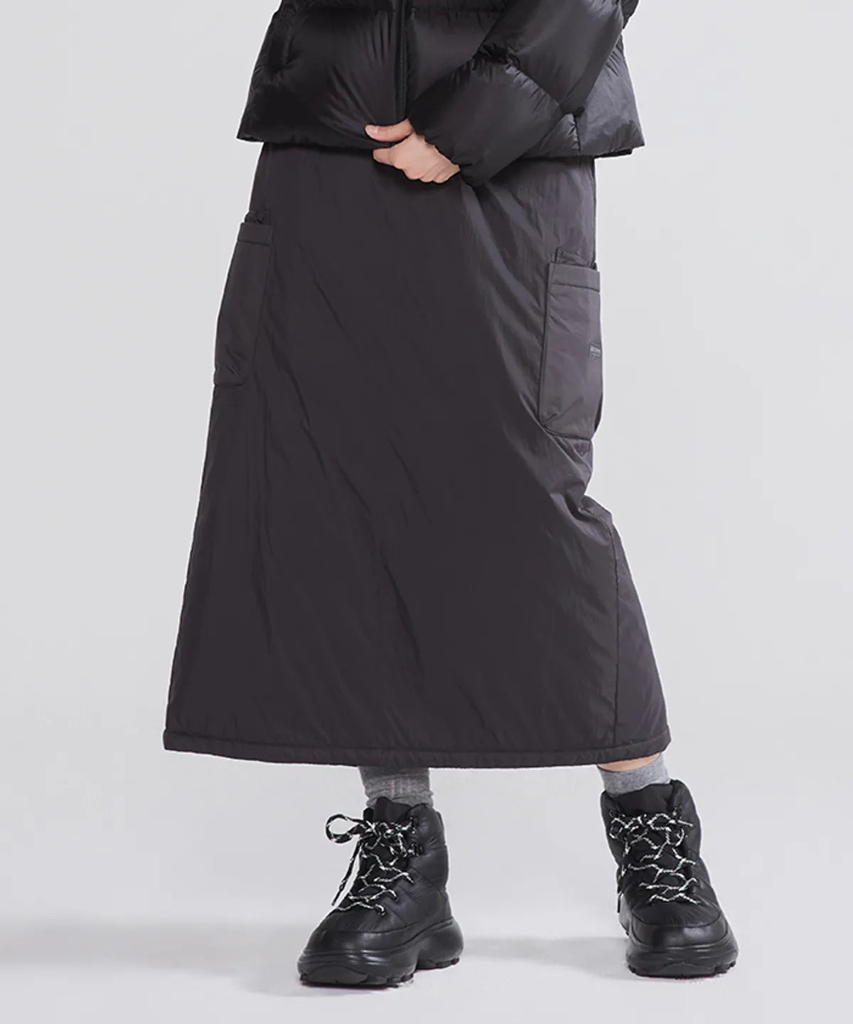 韓國 Discovery Women's Parachute Padded Skirt【DY272】