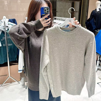 韓國 Markm Basic crew neck knitwear【MA335】