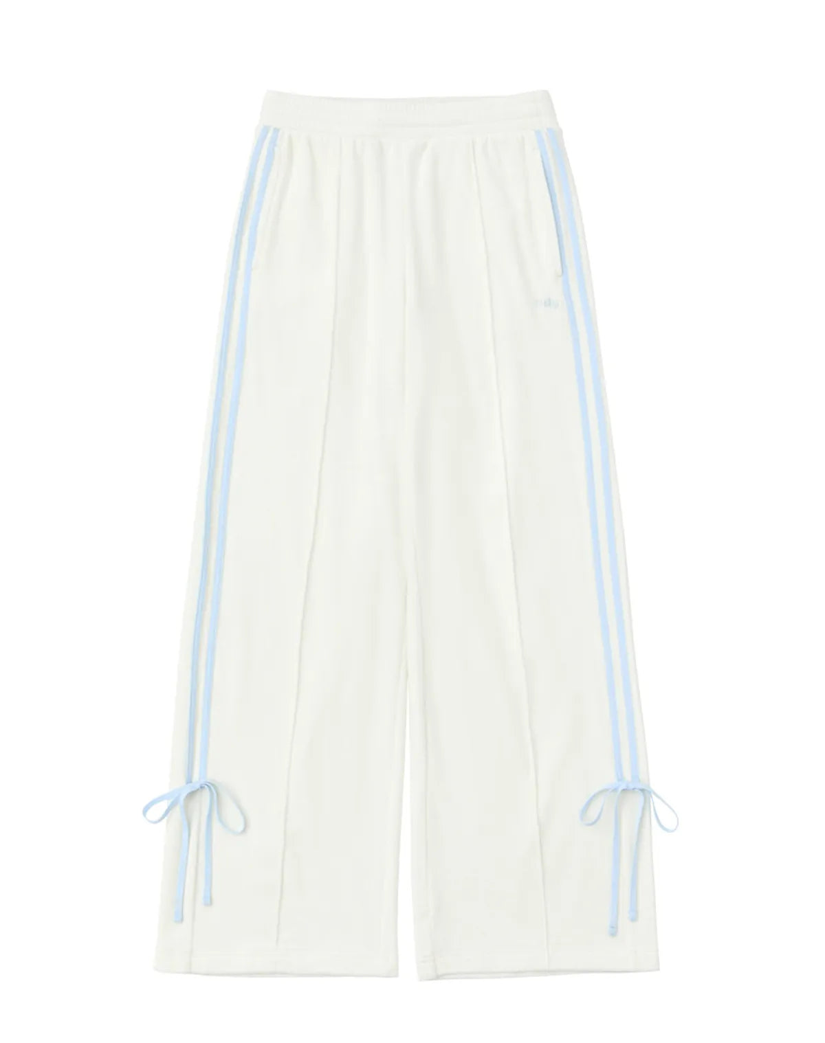 韓國 Nerdy Women's Velour Ribbon Track Pants【NY052】