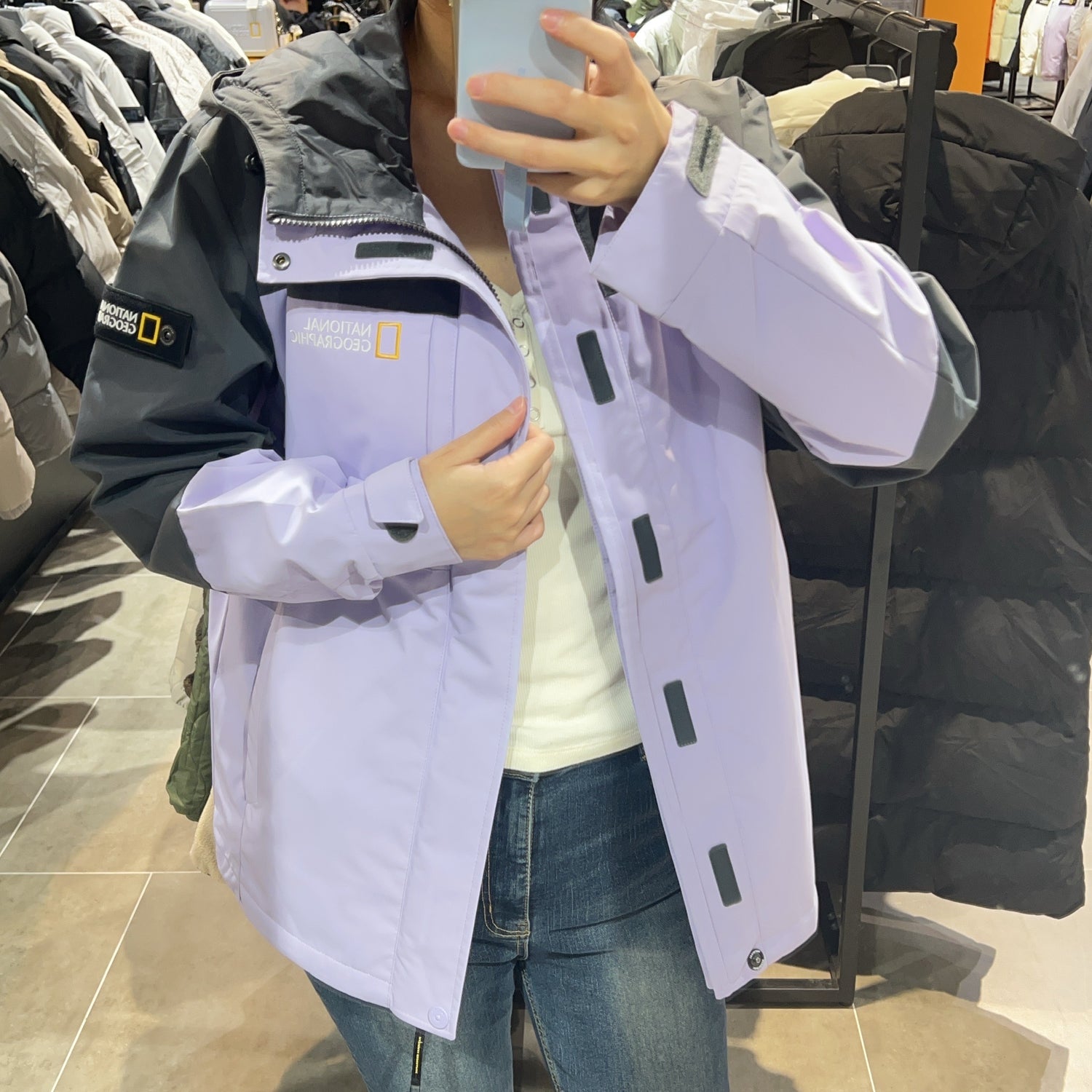 韓國 National Geographic Unisex Augustine Top Blocking Jumper【NG330】