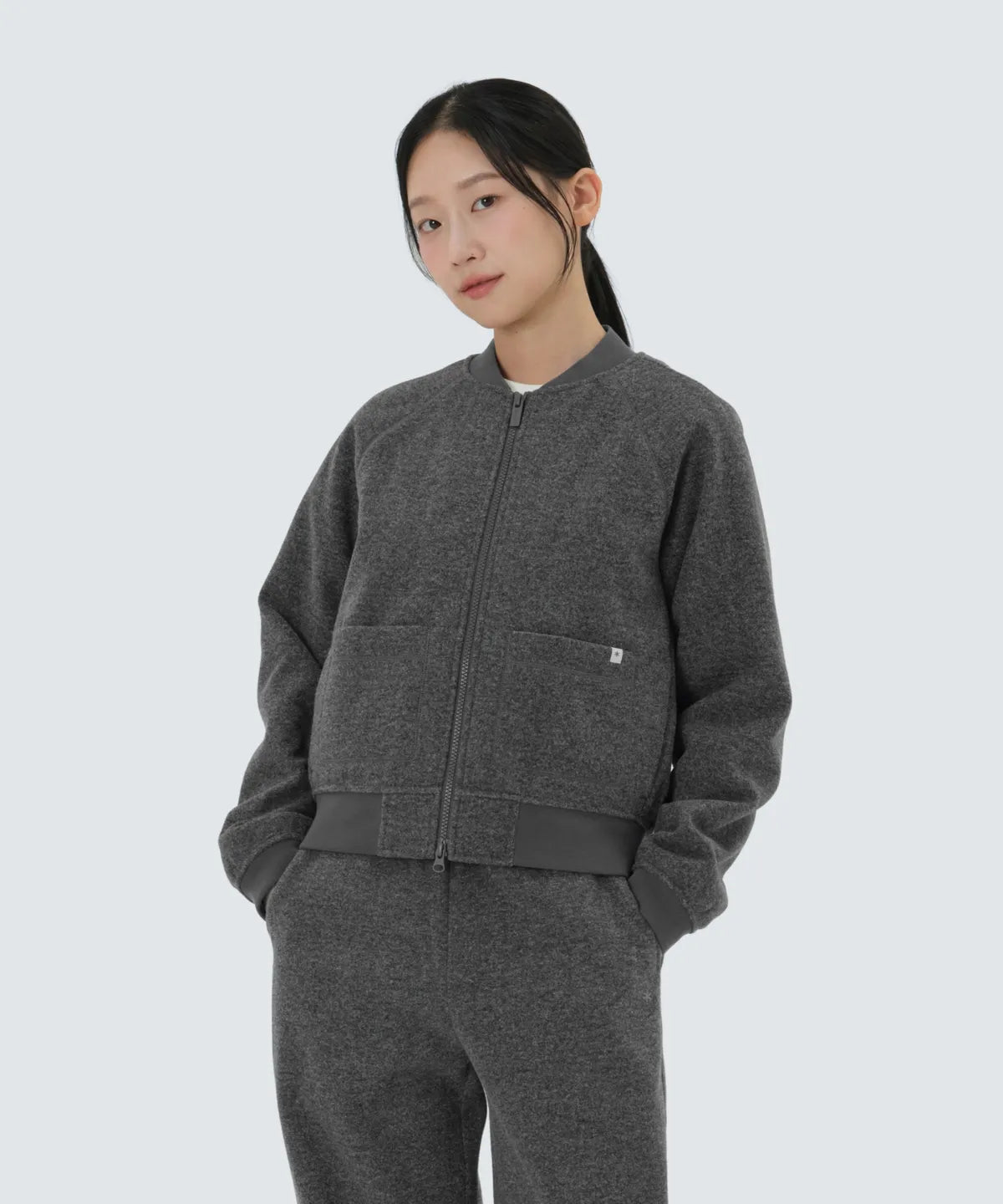 韓國 Snowpeak Essential Wool Women's Varsity Jacket【SN057】