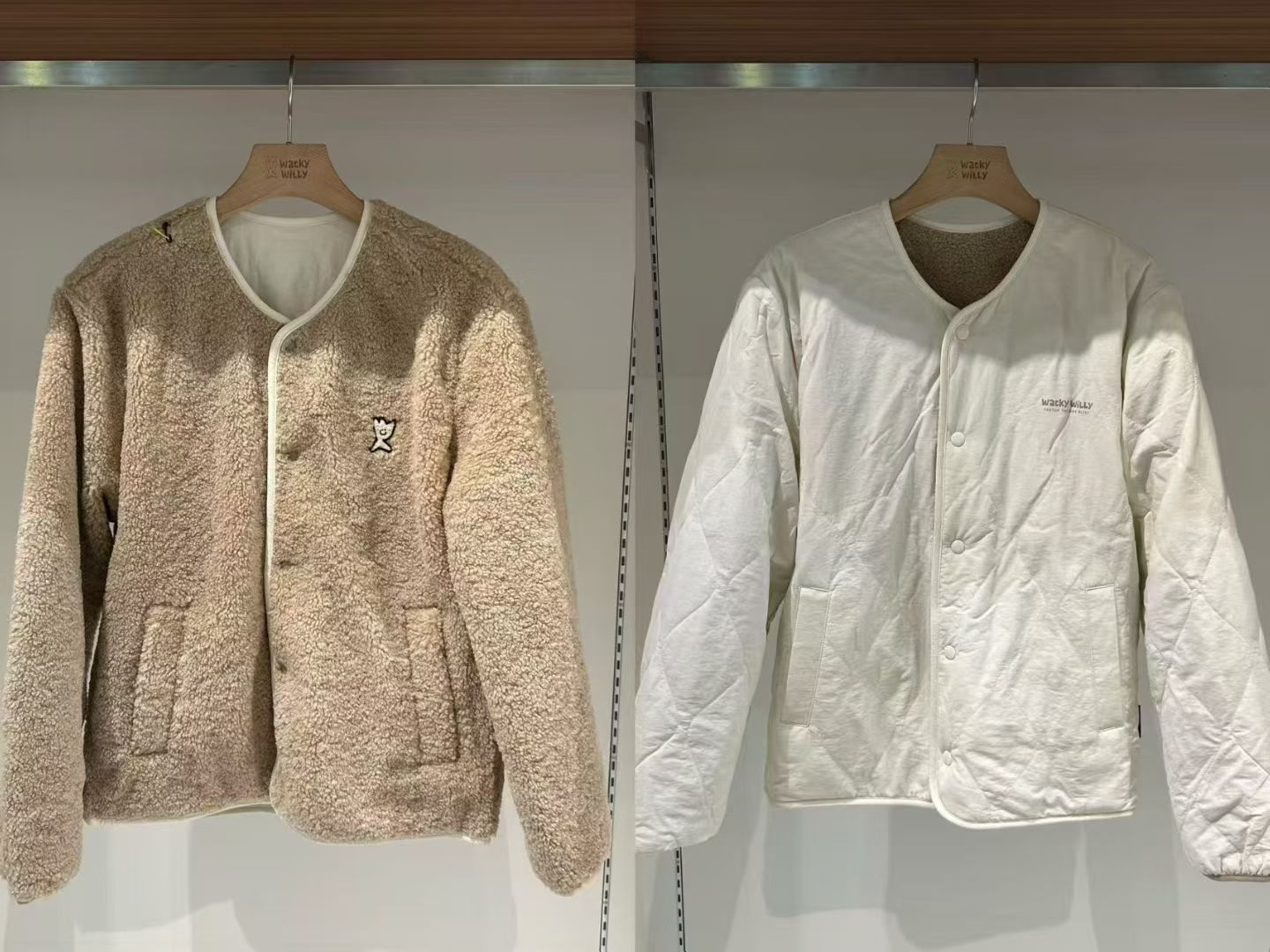 韓國 Wacky Willy Fleece Reversible Jacket【WW107】