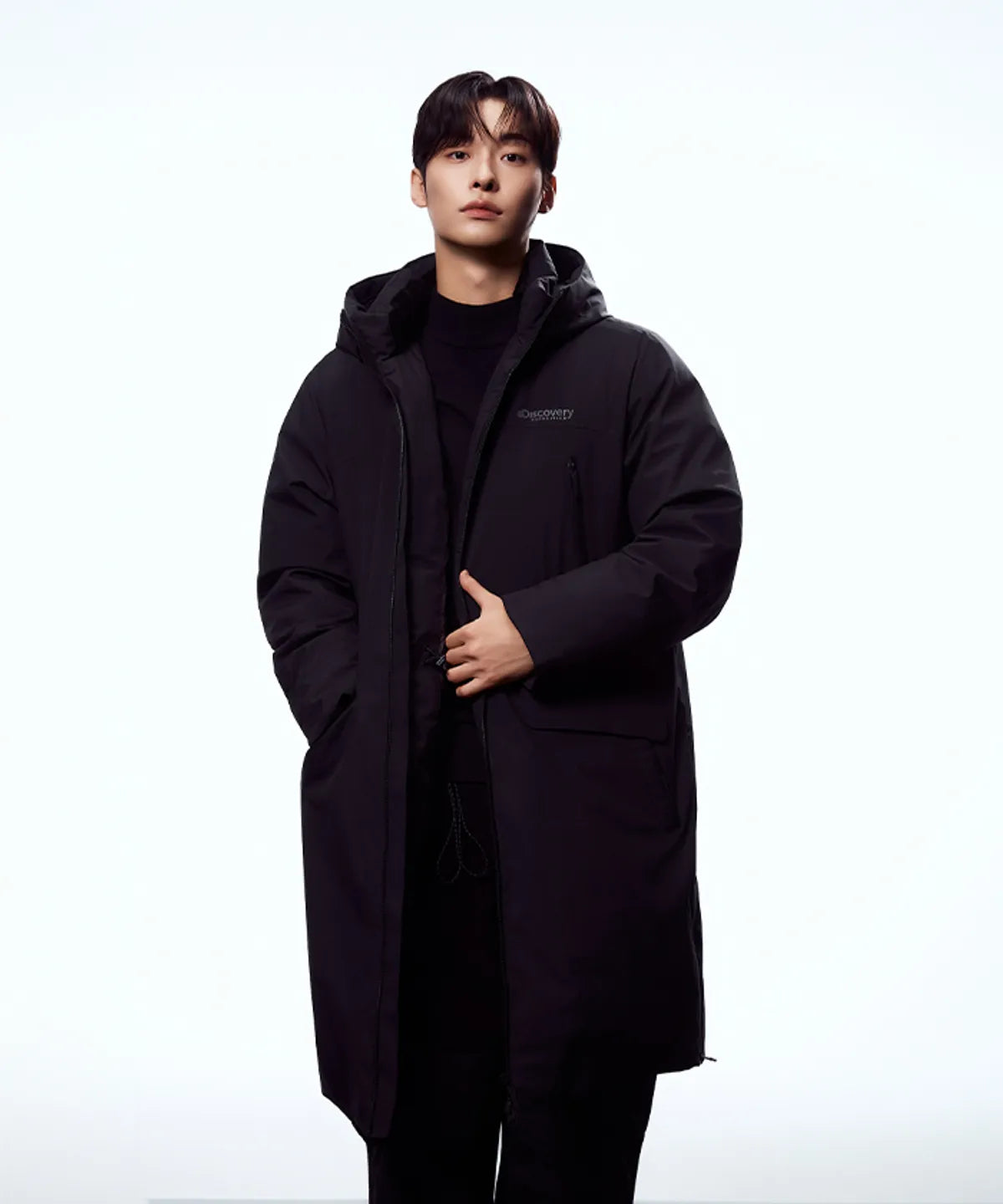 韓國 Discovery Men's Bergen Vertex Goose Down Long Padding【DY246】