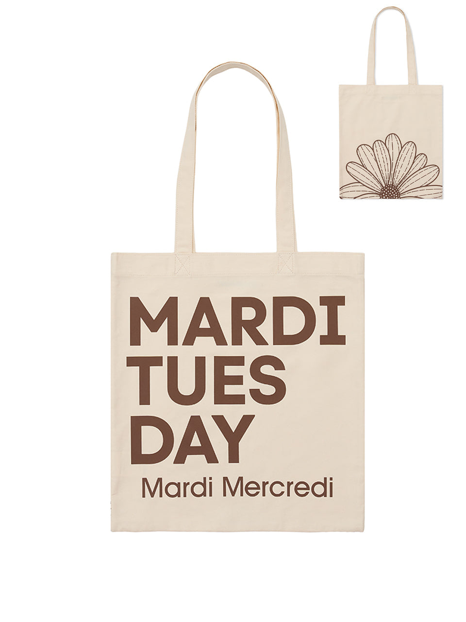 韓國 Mardi Mercredi Canvas Bag Flower Du Mardi【MM159】