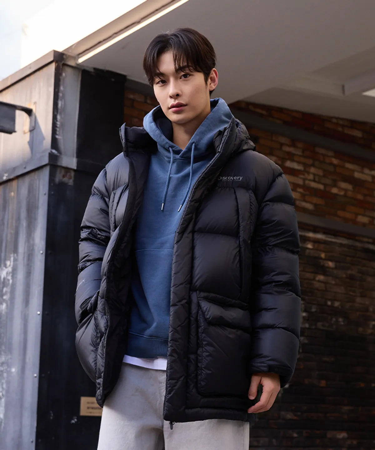 韓國 Discovery Men's Olbert Pertex Quantum Goose Down Mid-Padding【DY245】