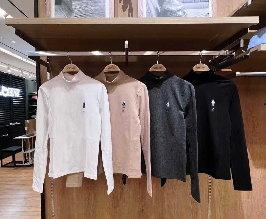 韓國 WhoAU Steve Turtleneck T-Shirt【WA196】