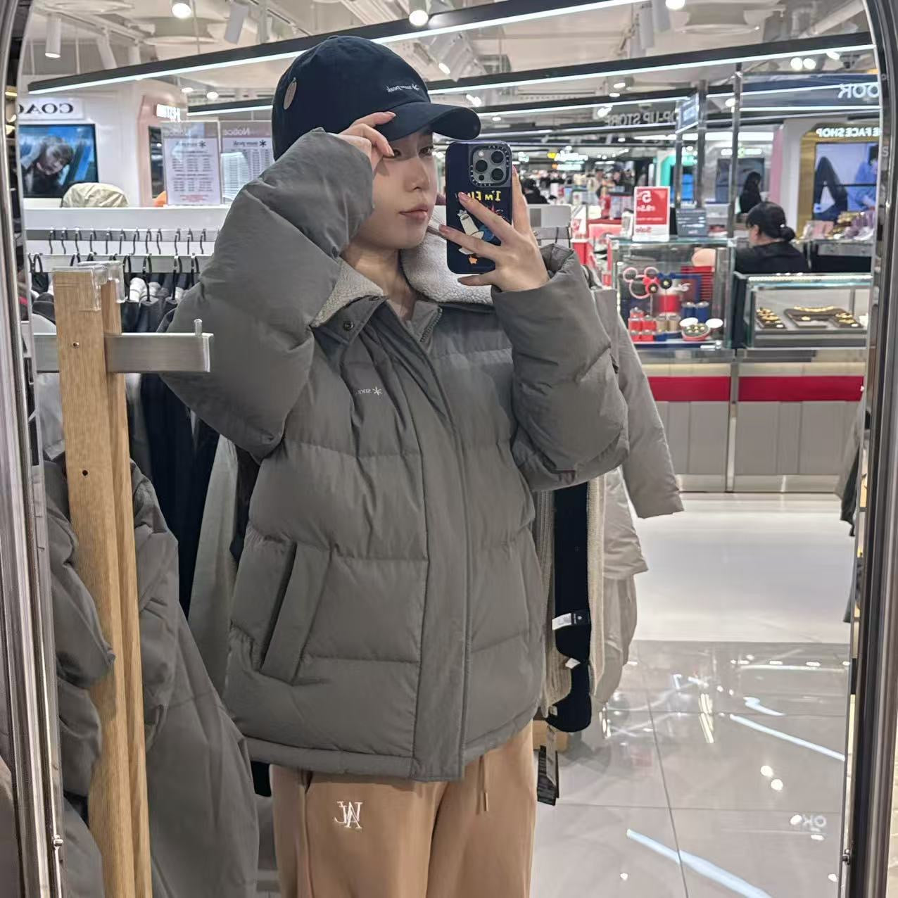 韓國 Snowpeak 男女同款 Collar Buckle Neck Heavy Down Jacket (鴨絨)【SN060】