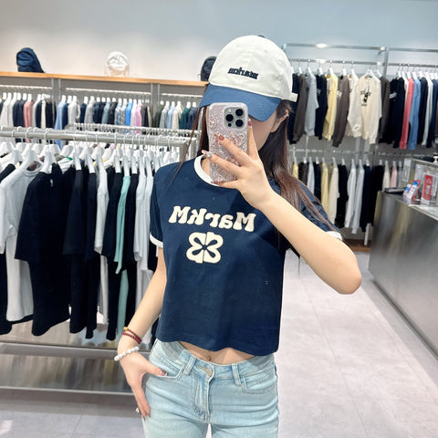 韓國 Markm (W) WAVE T-SHIRT【MA077】