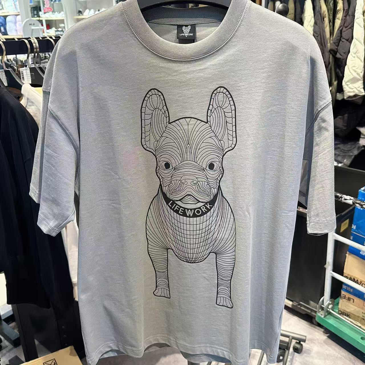 韓國 LifeWork Big Radog Short Sleeved T-shirt【LW042】