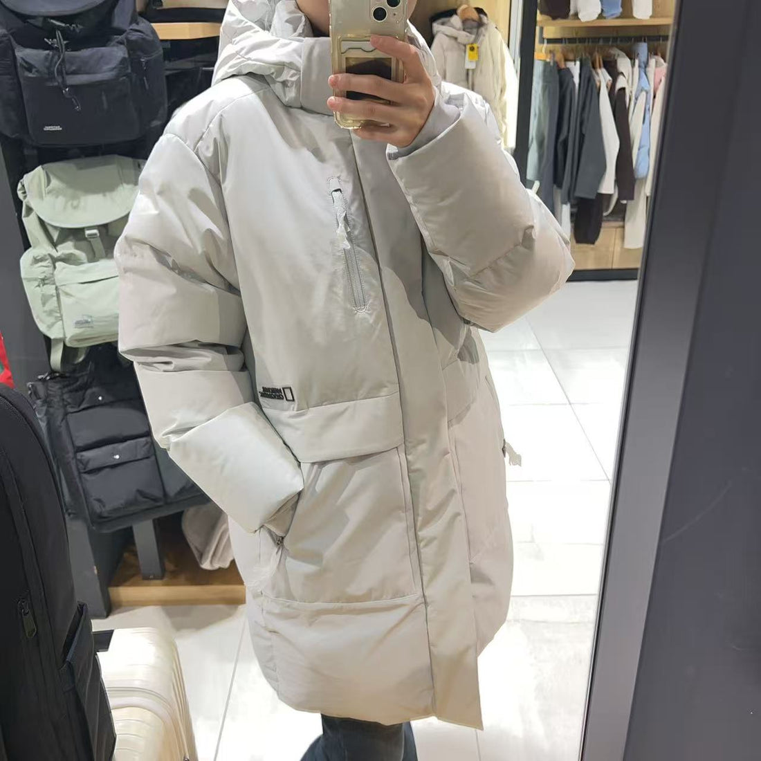 韓國 National Geographic Atlas Gore Windstopper Mid-Length Goose Down Jumper (鵝絨)【NG258】