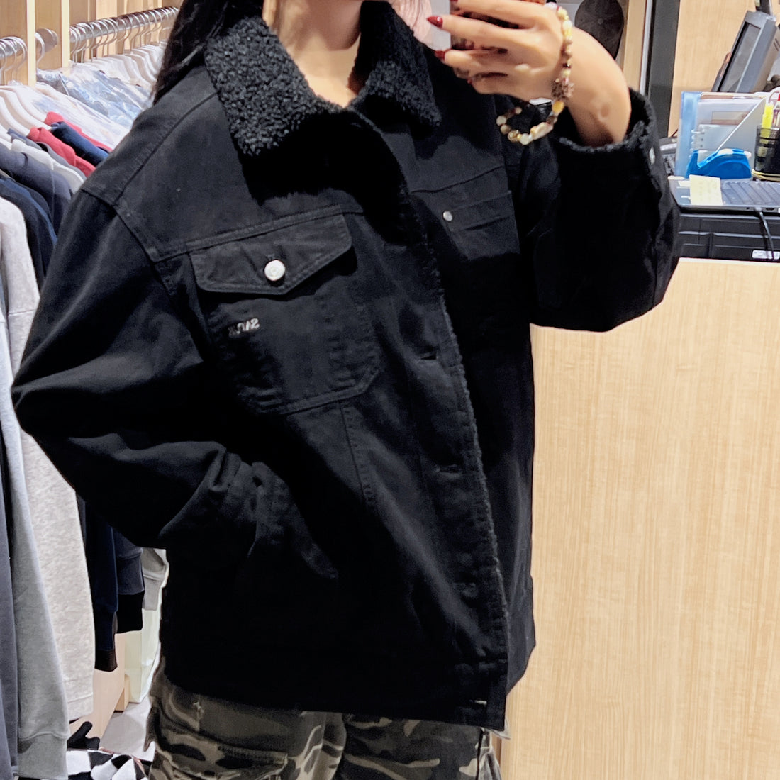 韓國 Satur Marron Trucker Jacket【SR206】