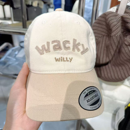 韓國 Wacky Willy Applique Color Block Cap【WW110】