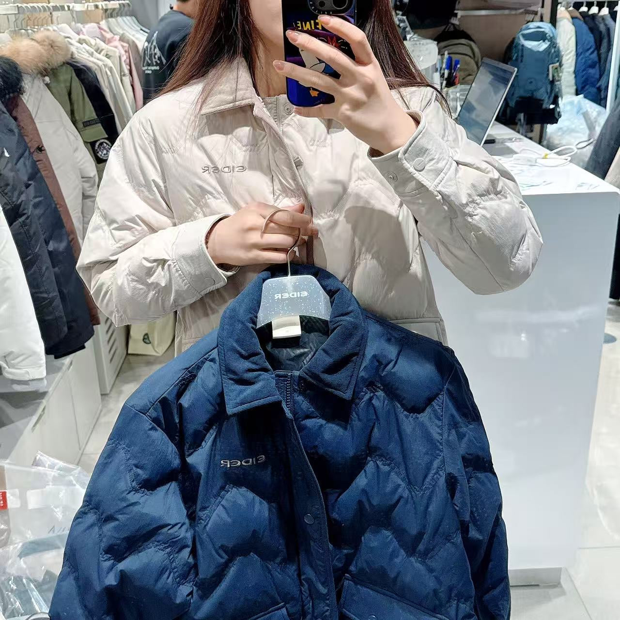 韓國 Eider Women's Slim Blend Down Jacket (鴨絨)【ER014】