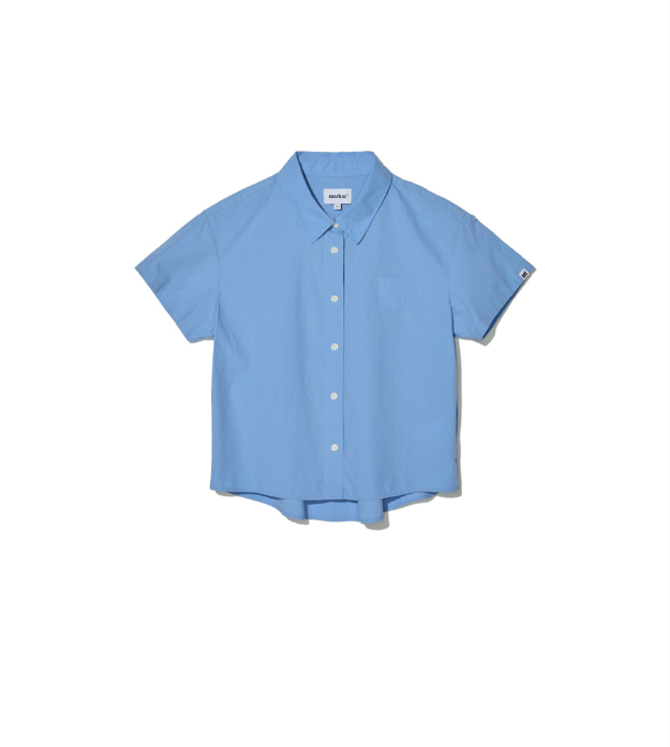 韓國 Markm Women's Cotton Short Sleeve Shirt【MA171】