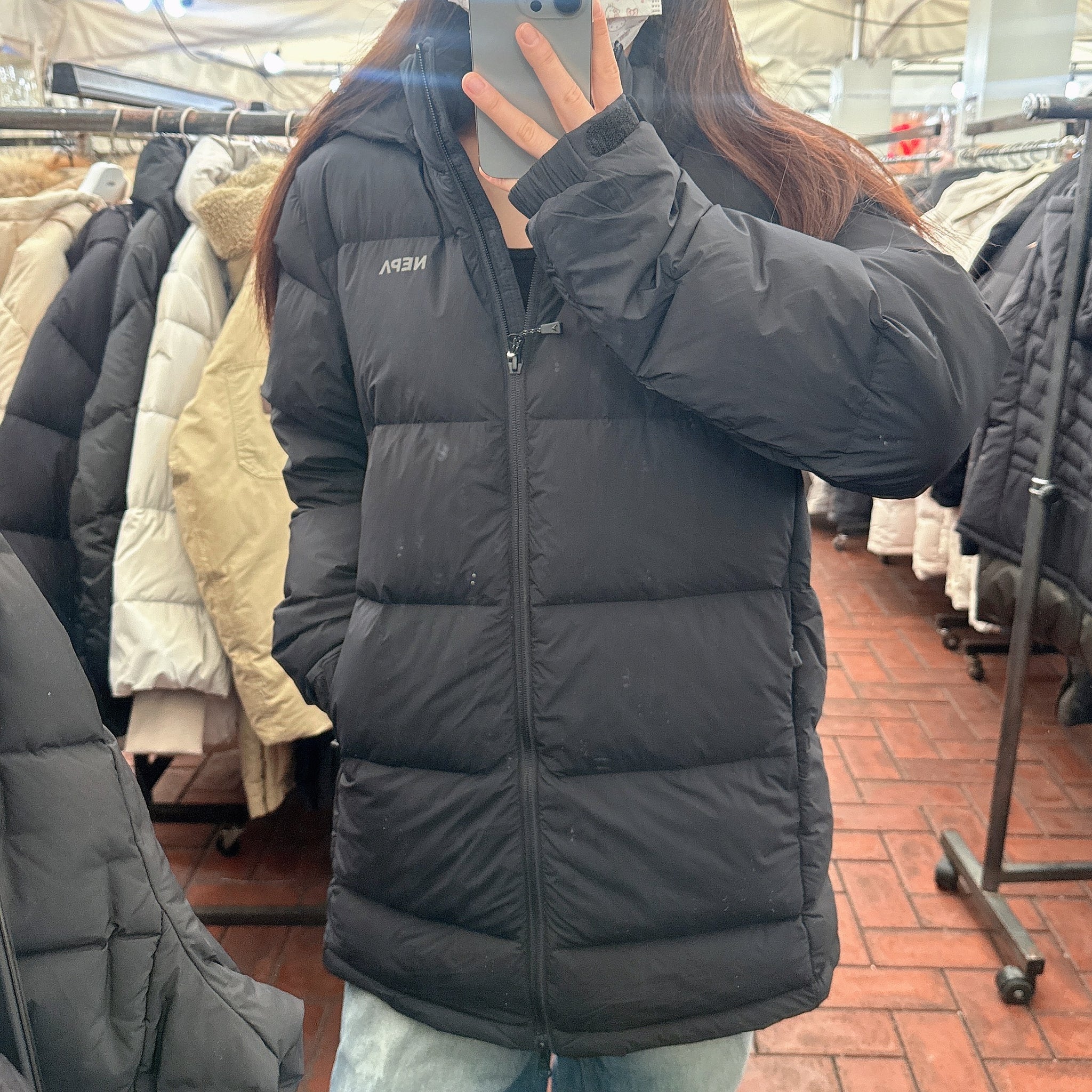 韓國 NEPA Men's Corvette Stretch Tube Mid Down Jacket (鵝絨)【NA016】