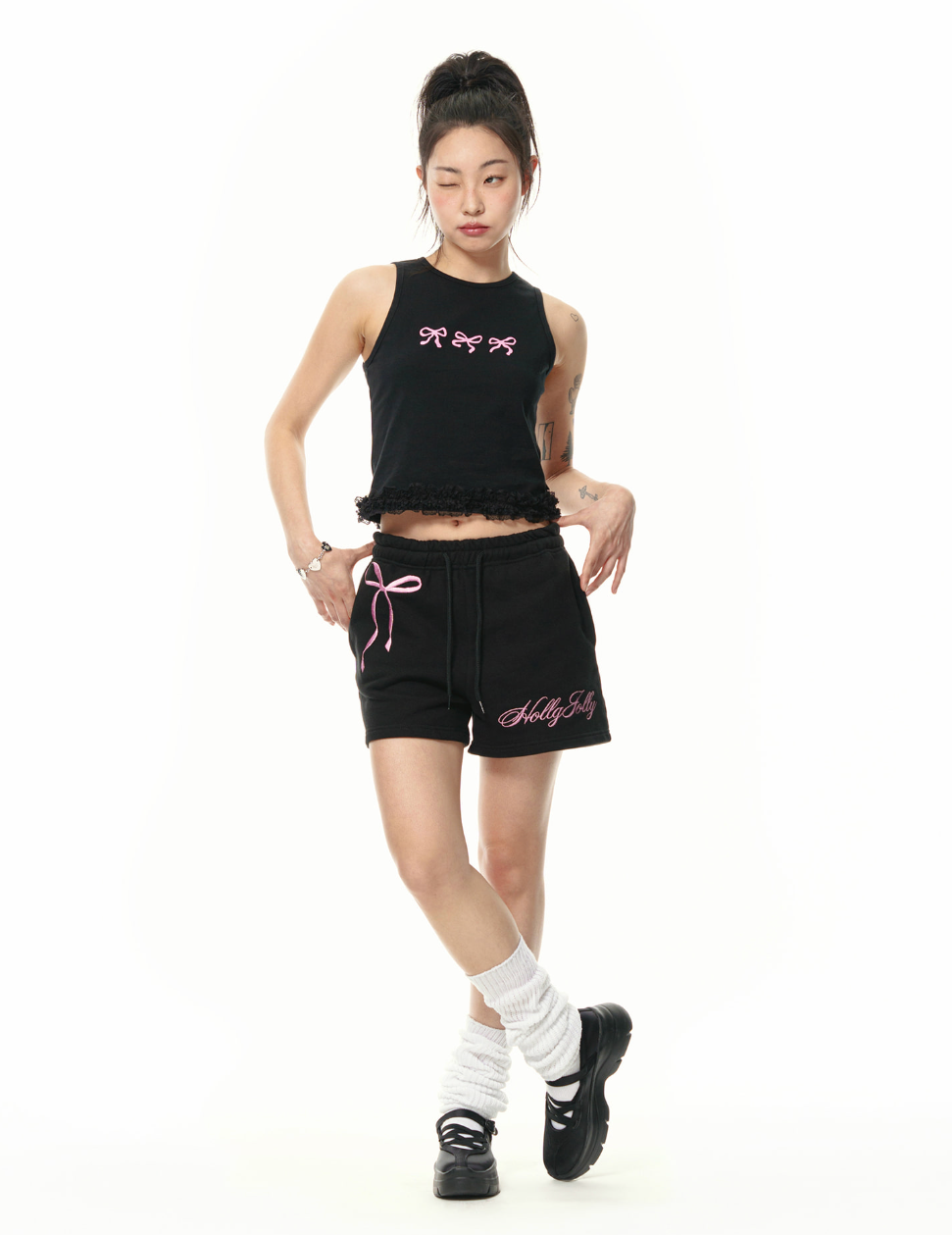 韓國 Video Jockey Ribbon Ribbon Shorts【VJ085】
