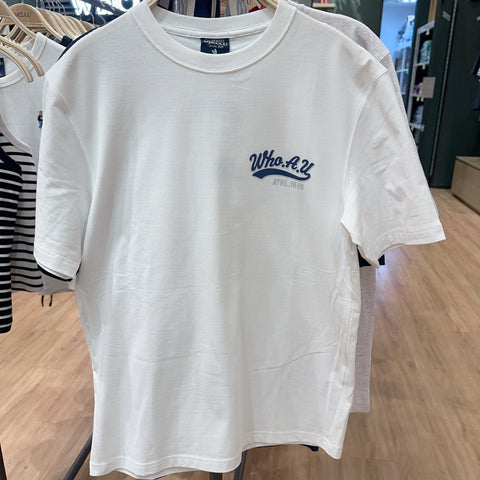 韓國 Who.A.U Steve Back Graphic T-shirt【WA127】