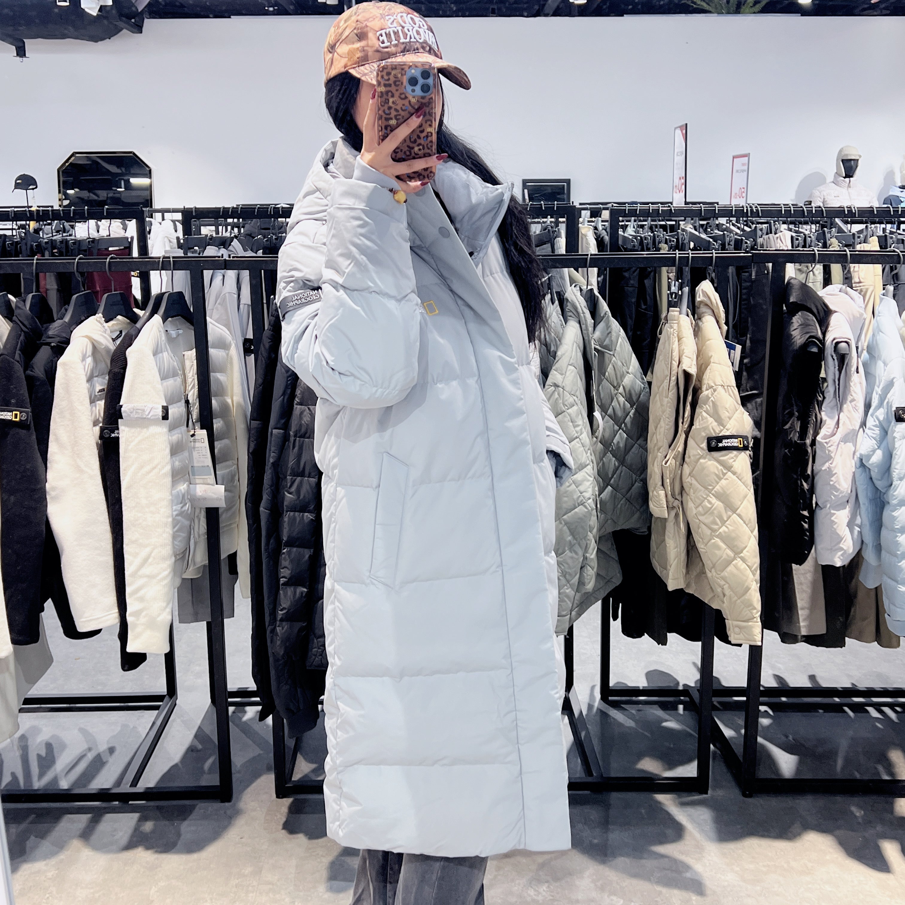 韓國 National Geographic Long-Length Goose Down Jumper【NG087】