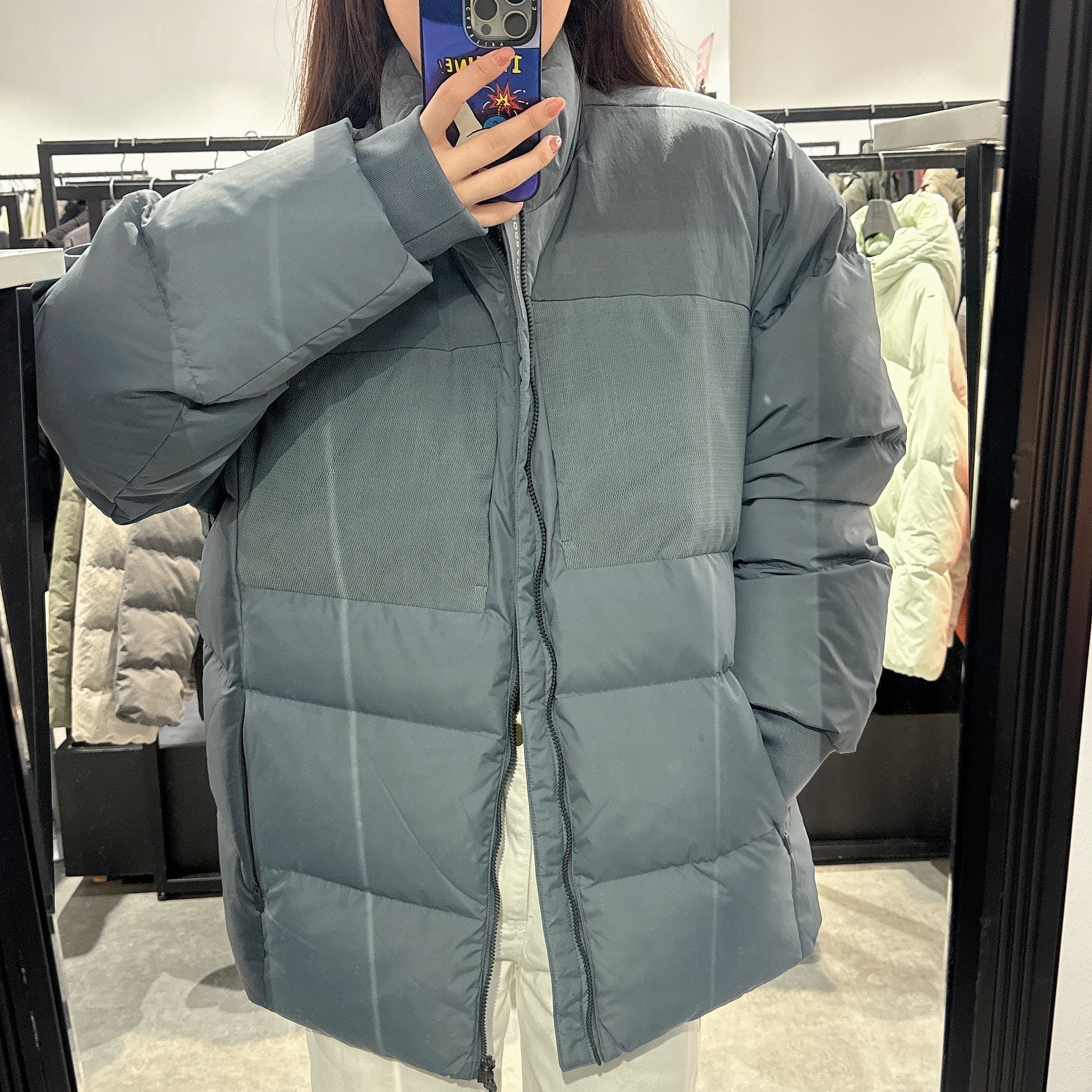 韓國 National Geographic Arcas Blue Goose Down Jumper (鵝絨)【NG106】