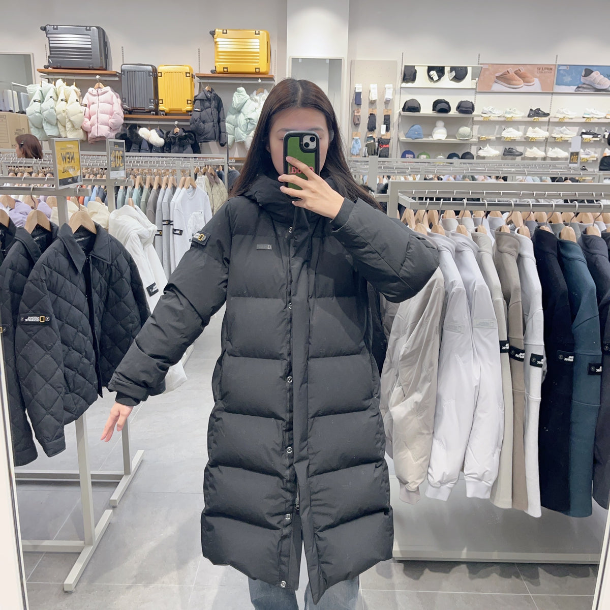 韓國 National Geographic 女裝CAYMAN長羽絨外套【NG143】 - STT Mall HK 靚太網購