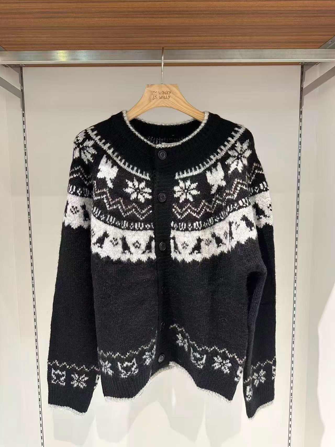 韓國 Wacky Willy Nordic Round Cardigan【WW102】