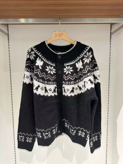 韓國 Wacky Willy Nordic Round Cardigan【WW102】