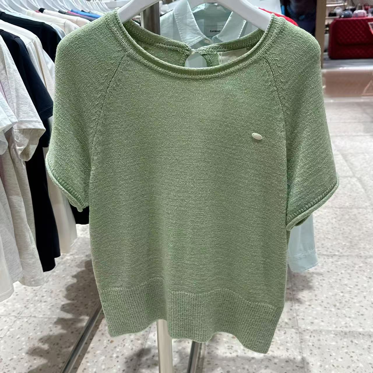 韓國 Covernat Women's Boucle Raglan Half Knit【CO044】