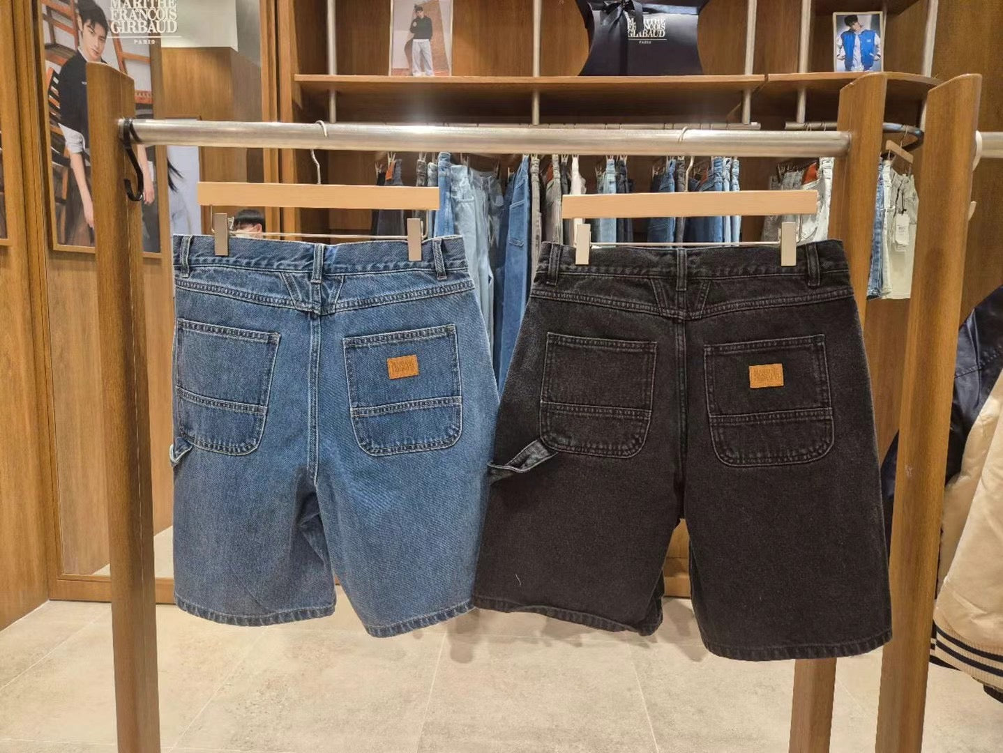 韓國 Marithe Francois Girbaud MENS CARPENTER DENIM SHORTS【MF495】