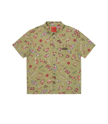韓國 Superdry Palm Surf Hawaiian Shirt【SU056】