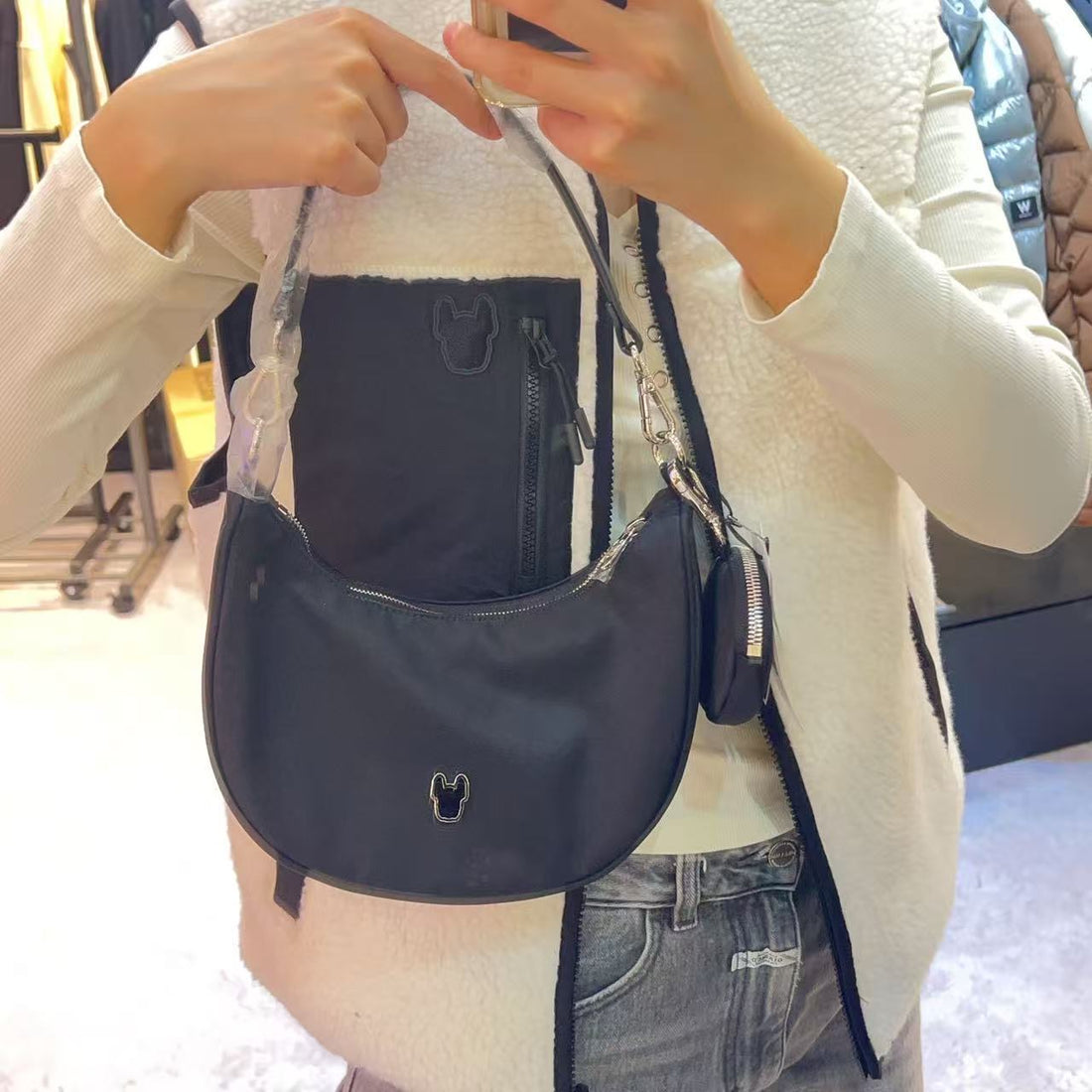 韓國 LifeWork Classic Radogram Hobo Bag【LW056】