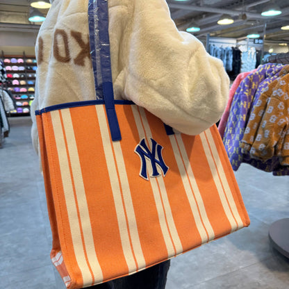 韓國 MLB Ethnic Stripe Tote Bag 【MB085】 - STT Mall HK 靚太網購