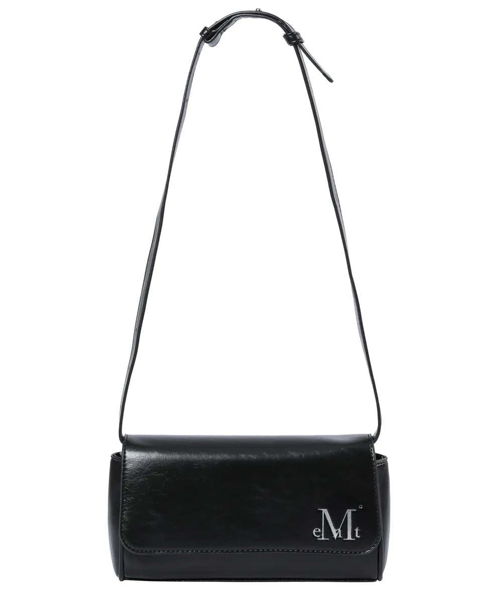 韓國 Mucent Banon Silver Square Shoulder Bag【MU094】