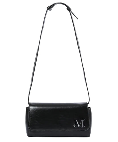 韓國 Mucent Banon Silver Square Shoulder Bag【MU094】