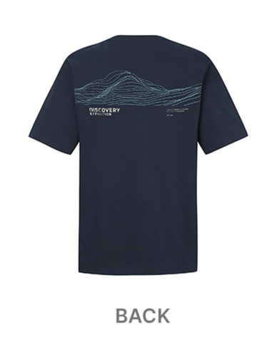 韓國 Discovery Fresh Event Line Graphic Short Sleeve T-Shirt【DY039】